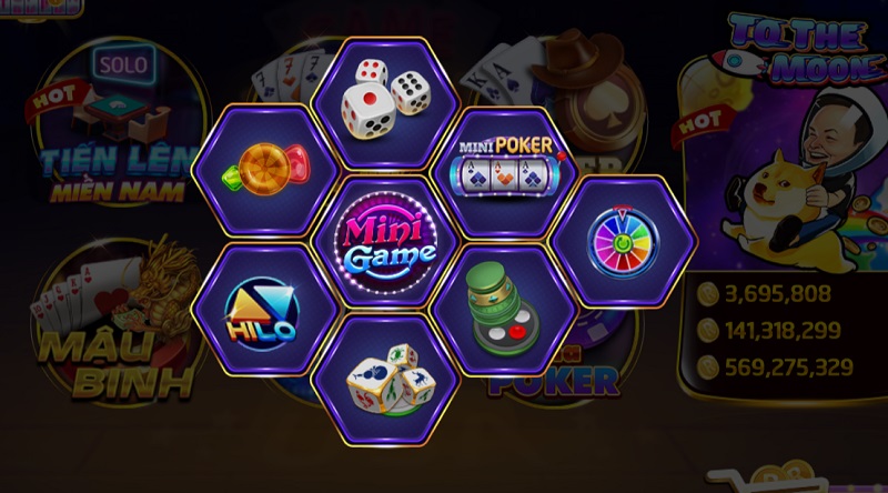 Trải nghiệm mini game trực tuyến tại Rikvip